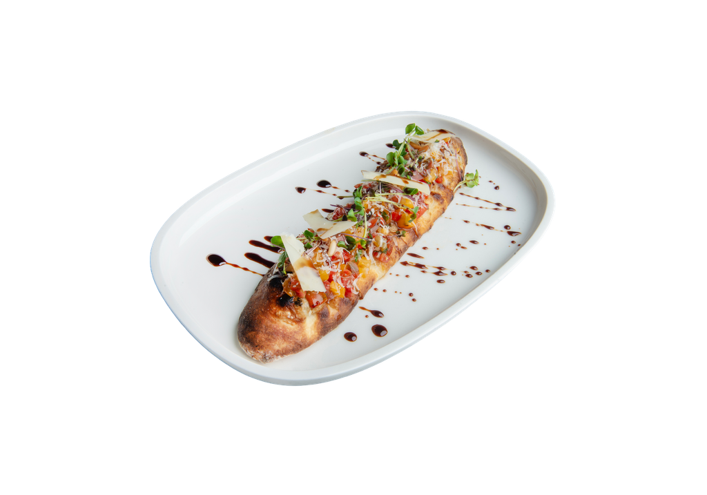 Akkawi Bruschetta on Woodfire | عكاوي بروسكيتا عالحطب